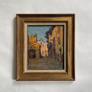Urban Lanscape Oil Painting 